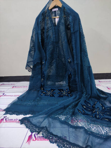 VELKARI – Zinc (3 Piece Semi Stitched)