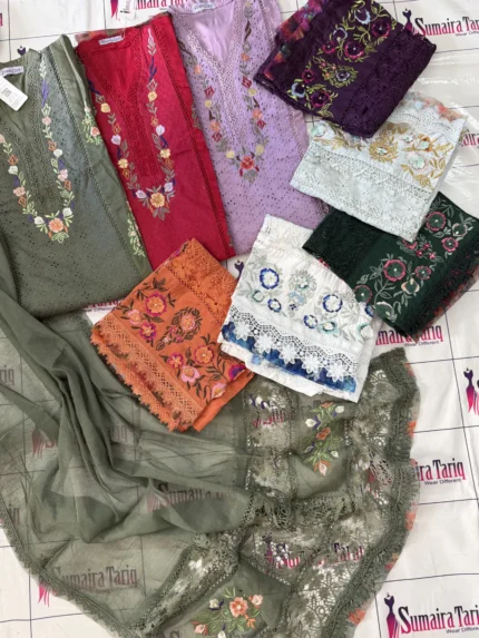 BULORI (Cotton Lawn) – 3 Piece Semi-Stitched Suit